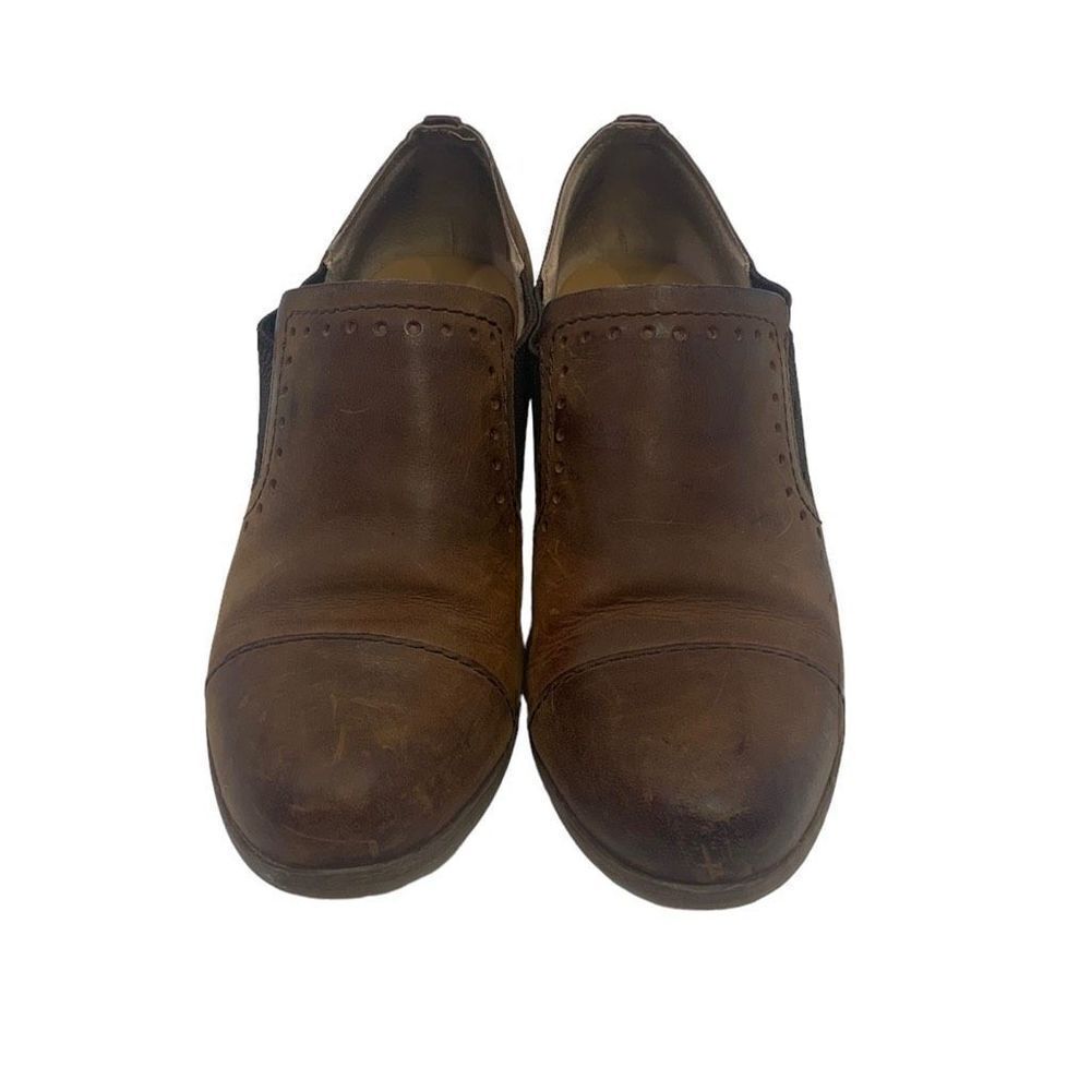 Kork-Ease Brown Leather Slip-On Flats - Picture 3 of 7